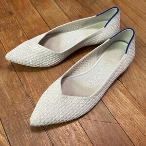 Rothy's Salt Honeycomb The point flats - size 7